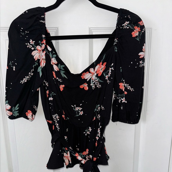 Minkpink Just Call Me Wrap Blouse - Picture 2 of 2